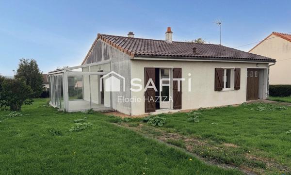 Maison plein-pied 63m2 sur Lusignan (86)