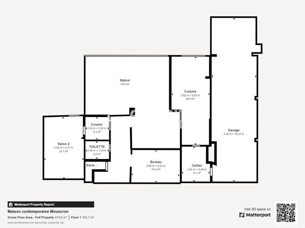 Maison 8 pièces - 415 m² Exclusivité efficity