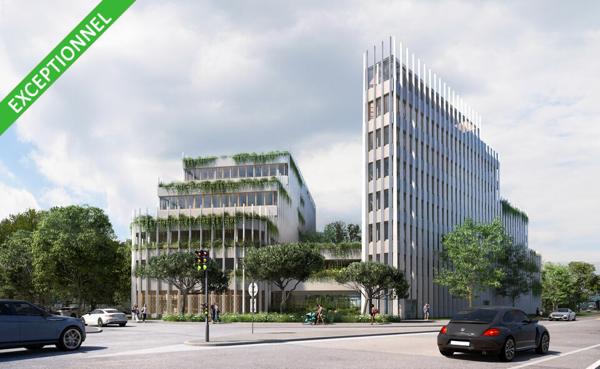 Bureaux et commerces à louer à Valence avec rooftop et parkings couverts