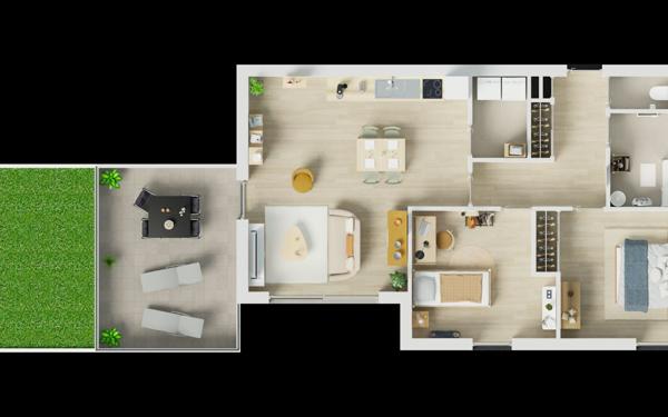 Appartement à vendre    3 pièces • 68,35 m2 Guilers