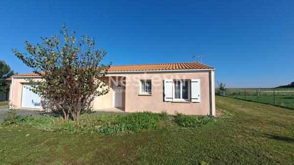 EXCLUSIVITÉ NESTENN - Maison plain-pied 3 chambres et garage à Maillezais (85)