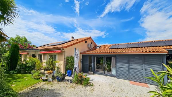 Maison de plain-pied – 132 m² avec garage– Terrain 1 000 m² – Économique et immédiatement habitable à vendre 5 pièces MOMERES (65)