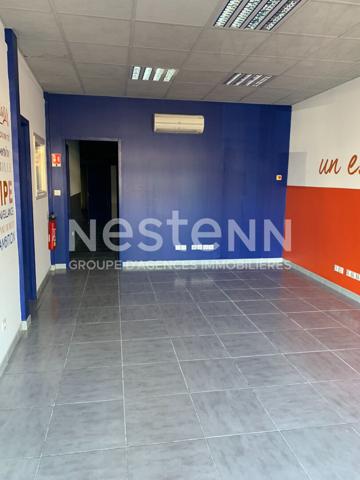 CARCASSONNE immeuble mixte avec local commercial libre et habitation T3 louée avec terrasse piscine