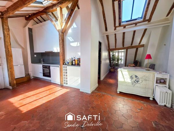 Île Saint-Louis- T2- 60m² au sol -39m²