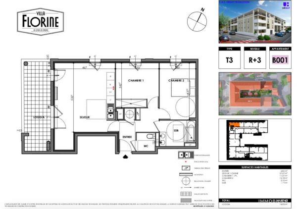 Appartement à vendre 3 pièces 64 m² La Londe-les-Maures