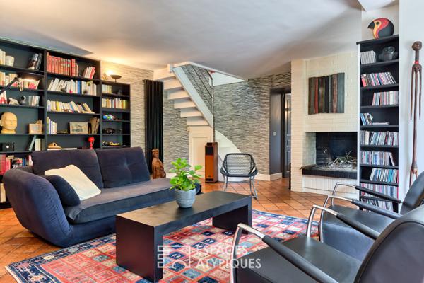 Maison de caractère abritée au coeur d’un jardin paysager d’exception