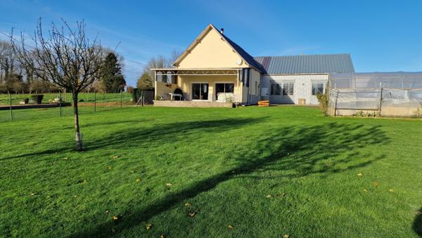 Secteur Bolbec, à Gruchet le Valasse : maison de 105m² sur 4000m² au calme