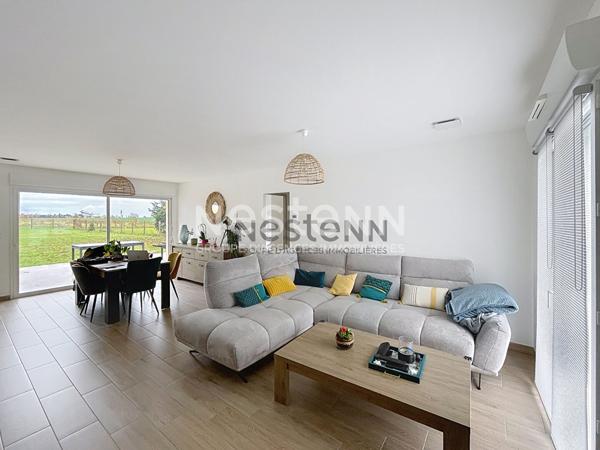 Belle maison contemporaine de 2021 + grand terrain constructible - 3 chambres - beau village de Villebarou