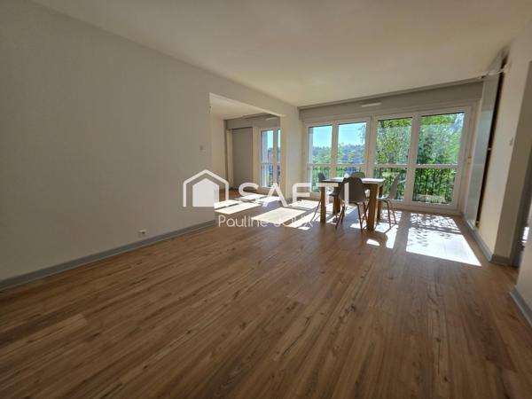 Appartement renové type F3 avec cave et garage