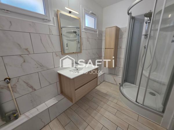 Appartement renové type F3 avec cave et garage