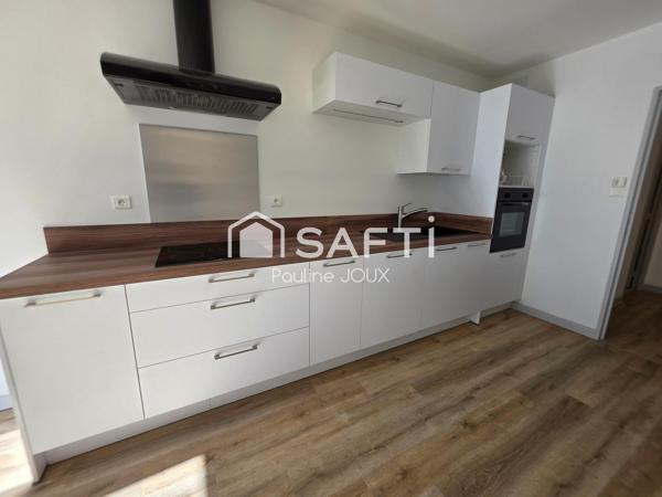Appartement renové type F3 avec cave et garage