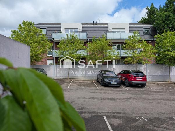 3p moderne avec grande terrasse, garage et parking