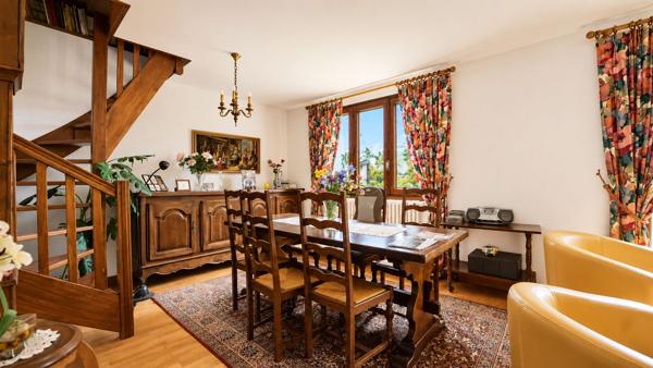 Maison avec sous-sol complet et une vue sur le Salève