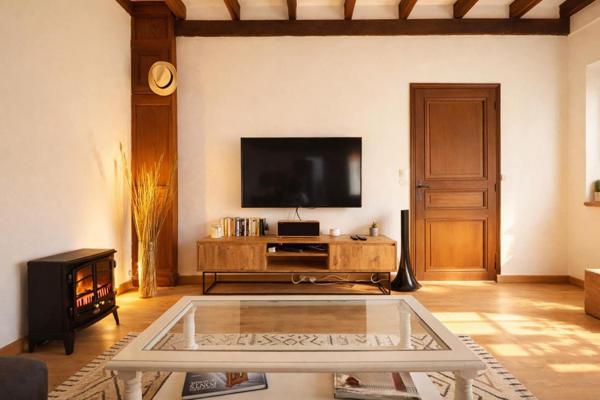 Ancien corps de ferme de 296m² – 5 chambres - À 12 min de Sens