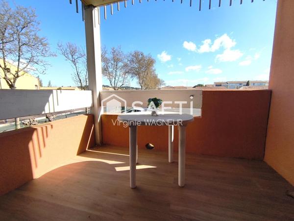 A 150 m de la plage - T2 meublé avec parking privé