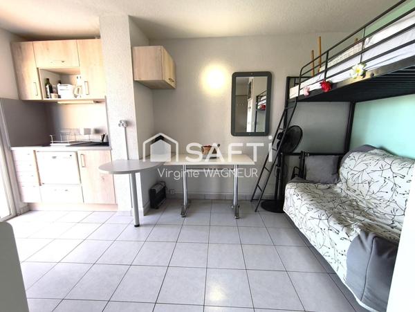 A 150 m de la plage - T2 meublé avec parking privé