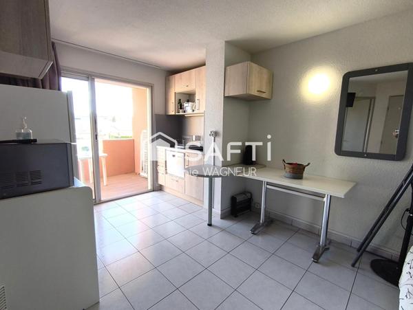 A 150 m de la plage - T2 meublé avec parking privé