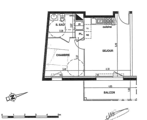 Appartement à vendre 2 pièces 38 m² Angers