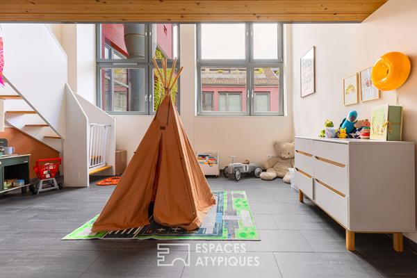 Loft de caractère dans un bâtiment chargé d’histoire