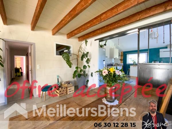 Maison rénovée cadre bucolique.