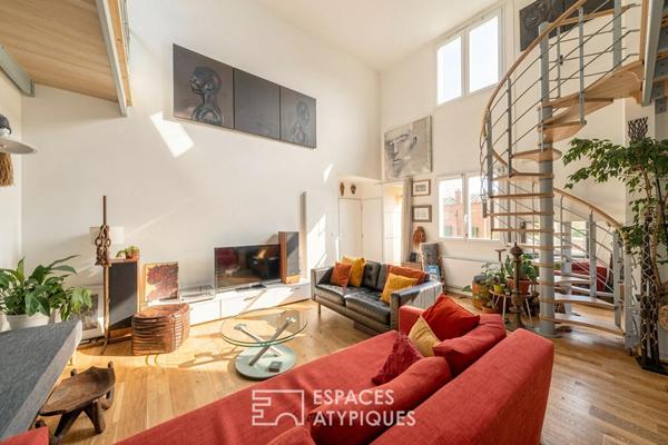 L’art des volumes : appartement traversant esprit l’atelier d’artiste