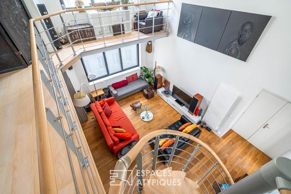 L’art des volumes : appartement traversant esprit l’atelier d’artiste