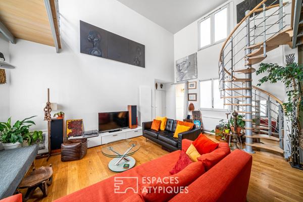 L’art des volumes : appartement traversant esprit l’atelier d’artiste