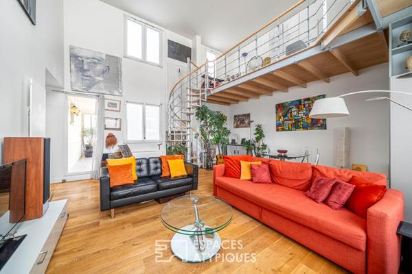 L’art des volumes : appartement traversant esprit l’atelier d’artiste