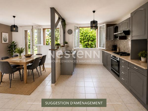 A vendre - Maison climatisée 3 chambres avec jardin et garage - Centre Vihiers - D6047
