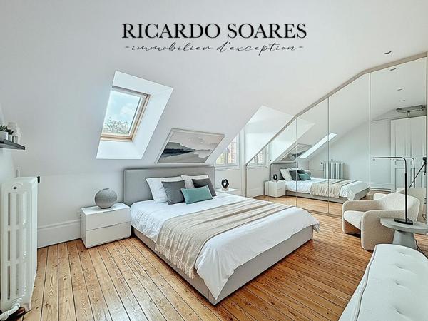 60700 PONT-SAINTE-MAXENCE - MAISON DE CHARME 219m² AU BORD DE L'OISE / 6 CHAMBRES / GARAGE / TERRAIN 2865m²