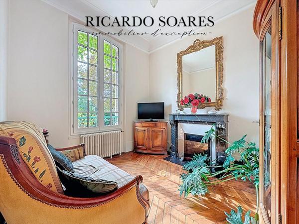 60700 PONT-SAINTE-MAXENCE - MAISON DE CHARME 219m² AU BORD DE L'OISE / 6 CHAMBRES / GARAGE / TERRAIN 2865m²