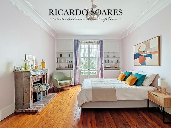 60700 PONT-SAINTE-MAXENCE - MAISON DE CHARME 219m² AU BORD DE L'OISE / 6 CHAMBRES / GARAGE / TERRAIN 2865m²