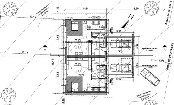 PLANFOY 42660 maison récente, trois chambres, garage sur 404 m² de terrain clos