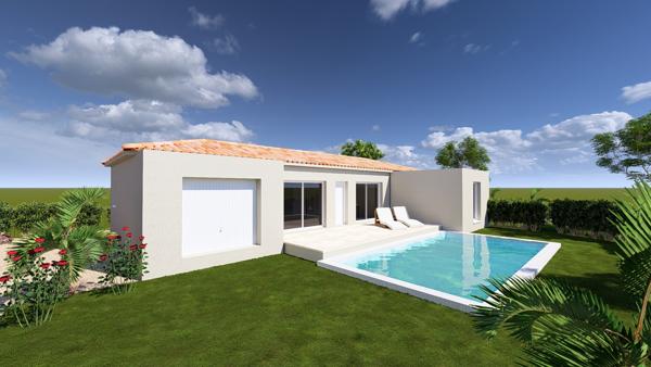 Mazan (84380) Villa piscine avec jardin et garage