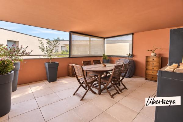 Appartement T4 – 75 m² – 2 terrasses – 2 stationnements privatifs – Marignane