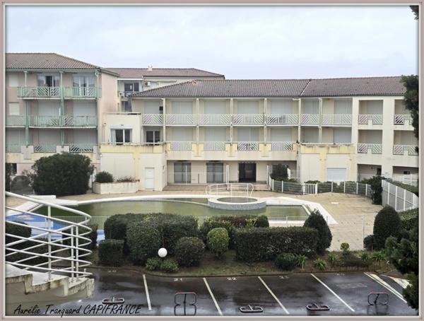 Appartement bord de MER à vendre 2 pièces meublé et équipé en rez-de-chaussée avec GARAGE -CHATELAILLON PLAGE (17)