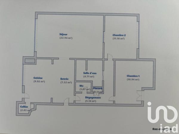 Appartement à vendre 3 pièces 76 m² Fourqueux