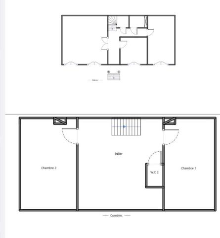 Maison  4 pièces de 126  m2  de surface.  85 m2  habitables quartier  GUIPONS