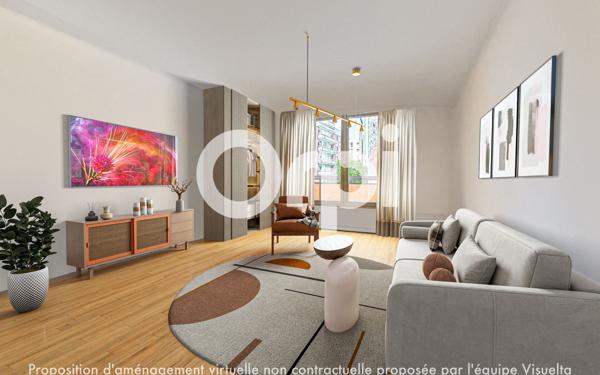 Appartement à vendre    1 pièce • 26,61 m2 Paris 19
