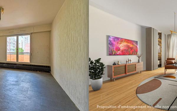 Appartement à vendre    1 pièce • 26,61 m2 Paris 19