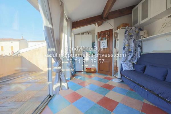 Duplex 55 m² + studio rénové - Terrasse, balcon, piscine, 2 parkings