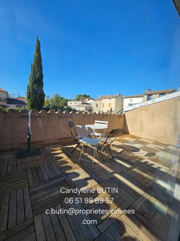 Duplex 55 m² + studio rénové - Terrasse, balcon, piscine, 2 parkings