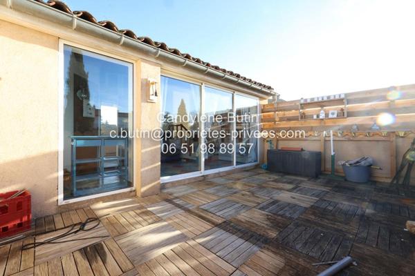 Duplex 55 m² + studio rénové - Terrasse, balcon, piscine, 2 parkings
