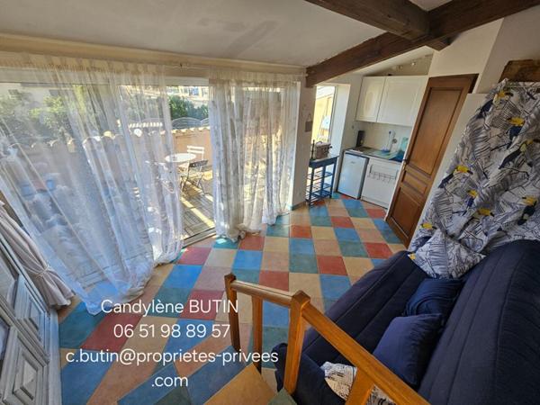 Duplex 55 m² + studio rénové - Terrasse, balcon, piscine, 2 parkings