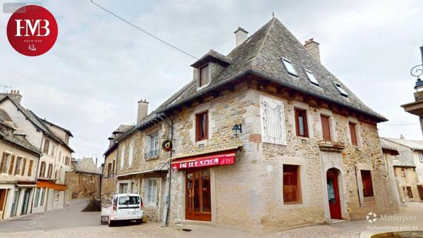 Maison à vendre à Montsalvy dans le Cantal (15120), ref : 10627/1013   
Le Bourg