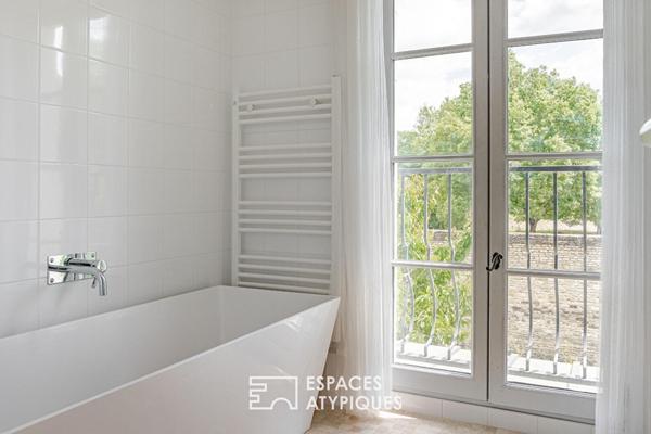 Loft d’architecte avec jardin au coeur de la cité historique