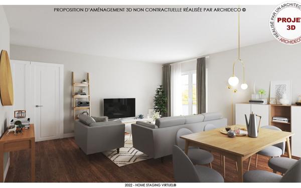 Appartement à vendre    3 pièces • 61,83 m2 Montgeron