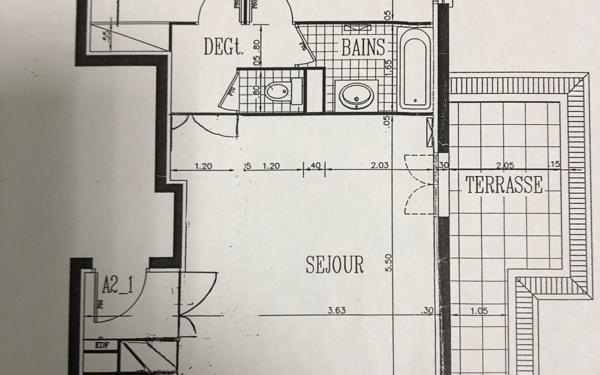 Appartement à vendre    3 pièces • 61,83 m2 Montgeron