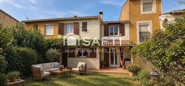 Une maison avec jardin à deux pas de la gare TGV.