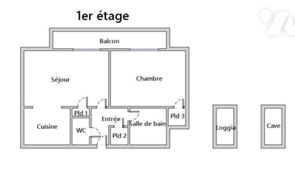 Appartement Saint-Etienne 2 pièces 36m²